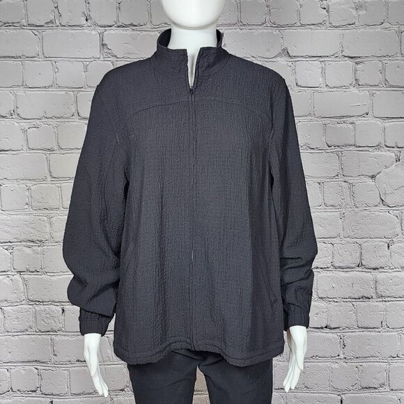 Orvis Front Zip Black Lightweight Long Sleeve Jacket, Men's Medium - Picture 12 of 12